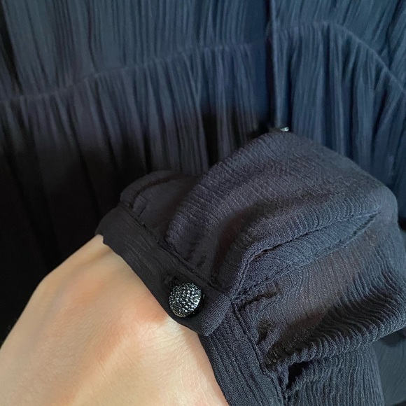 NWOT Massimo Dutti evening black long dress - Picture 6 of 8